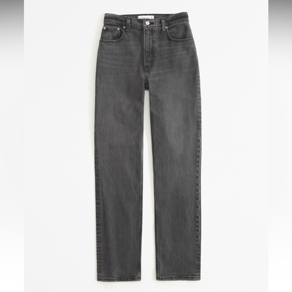 Abercrombie Ulta High Rise 90s Straight Jean - Picture 1 of 6